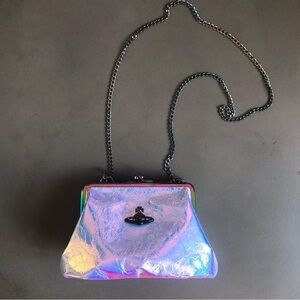 Holographic Chain Shoulder Bag